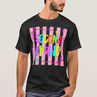 Camiseta Rayas Regreso a Clases Primer Día de 2do Grado