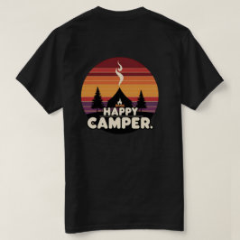 Camiseta Rayas retro Camper feliz - Vibes de cosecha clásic