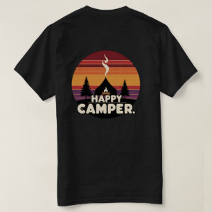 Camiseta Rayas retro Camper feliz - Vibes de cosecha clásic