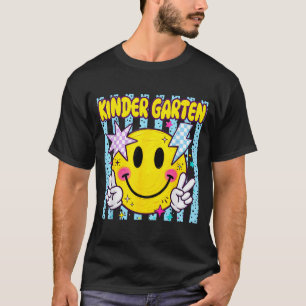 Camiseta Rayas retro de vuelta al colegio jardín de infante