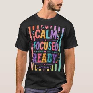 Camiseta Rayas Retro Tú Puedes Día de Examen Pruebas