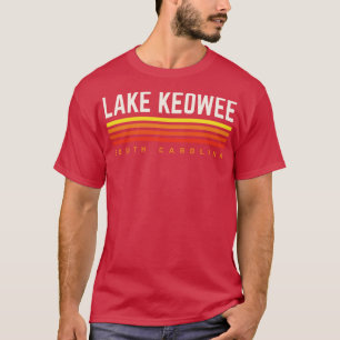 Camiseta Rayas retro vintage de Lake Keowee South olina