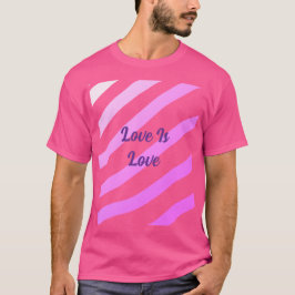 Camiseta Rayas rosas coloridas amor pastel orgullo amor
