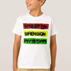 Camiseta Rayas viejas, CUARTAS, DIMENSIÓN, INVAZION