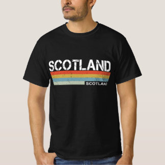 Camiseta Rayas vintage retro de Escocia