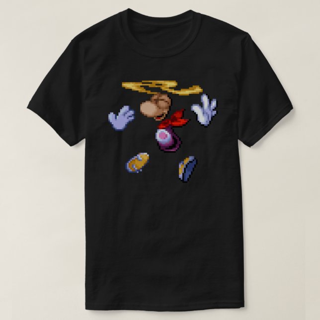 Camiseta Rayman (original) - Pegatina volador.png (Diseño del anverso)
