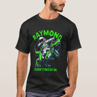 Camiseta Raymond Crushin' It Since Day One Astronaut Dinosa
