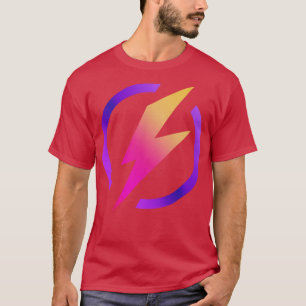 Camiseta Rayo de colores vivos
