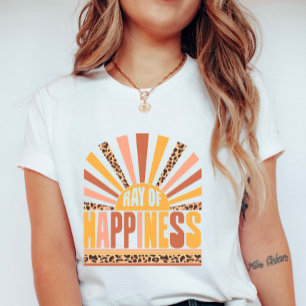 Camiseta Rayo de Felicidad, Verano Retro Soleado