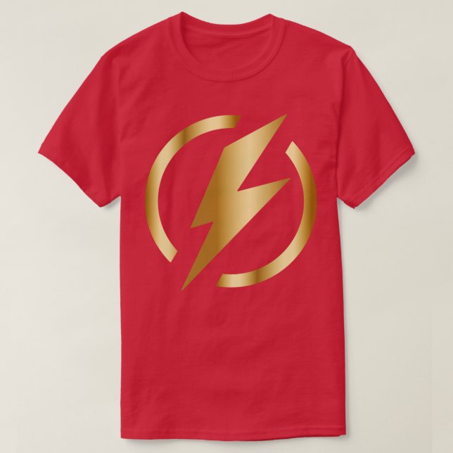 Camiseta Rayo de Oro (Diseño del anverso)