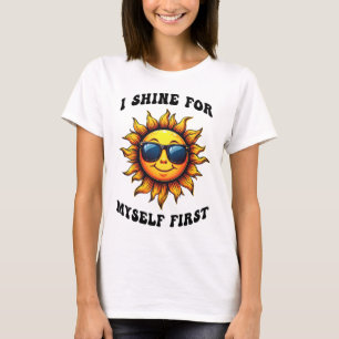 Camiseta Rayo De Sol Sarcástico - Brillo Por Mí Mismo