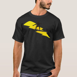 Camiseta Rayo en la superficie para hombres mujeres niños y