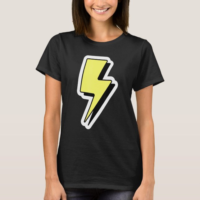 Camiseta Rayo en la tormenta relámpago Lightning Bol (Anverso)