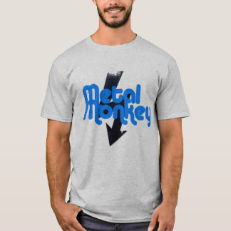 Camiseta rayo metalizado del mono