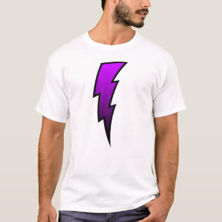 Camiseta Rayo - púrpura