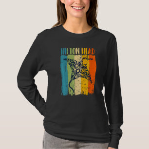 Camiseta Rayo Retro Hilton Head Tema Carolina Amigos