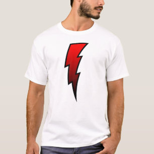 Camiseta Rayo - rojo