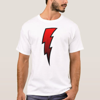 Camiseta Rayo - rojo