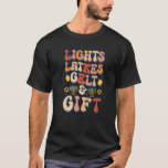 Camiseta Rayos de luz judíos Gelt Hanukkah Chanukah Christm<br><div class="desc">Latas de luz judías Gelt Hanukkah Chanukah Navidades Groovy Premium</div>