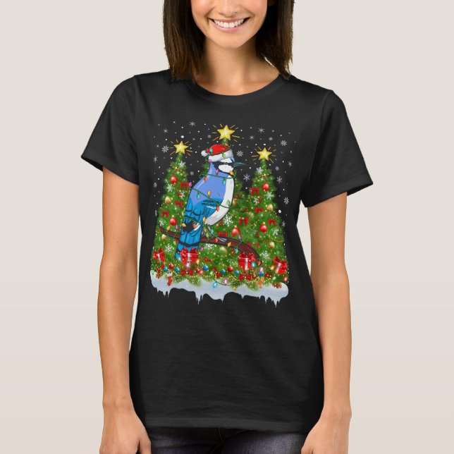 Camiseta Rayos de Navidad de Jay Bird azul frente a los Nav (Anverso)