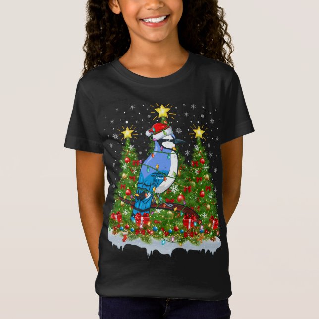 Camiseta Rayos de Navidad de Jay Bird azul frente a los Nav (Anverso)