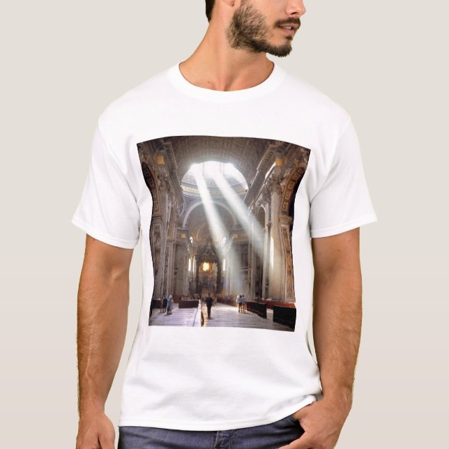 Camiseta Rayos de sol se derraman a través de las ventanas (Anverso)