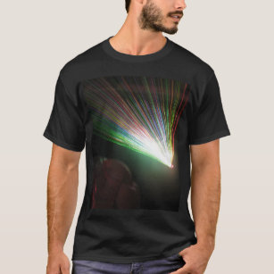 Camiseta Rayos laser del RGB