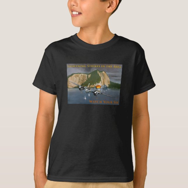 Camiseta Rayos P-38 en la zona (Anverso)