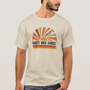 Camiseta Rayos solares de verano retro inspirados de los añ
