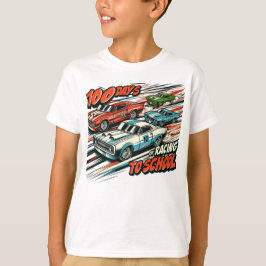 Camiseta Raza a 100 días de Carreras a la Carreras escolar