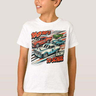 Camiseta Raza a 100 días de Carreras a la Carreras escolar