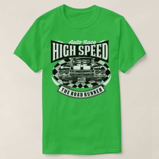 Camiseta Raza automática de alta velocidad (Diseño del anverso)