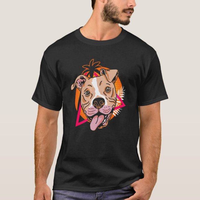Camiseta Raza de Bulldog de pitón norteamericana de toro de (Anverso)