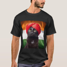Raza de gato Bombay con turbante