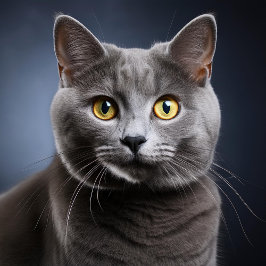 Camiseta Raza De Gato De Chartreaux