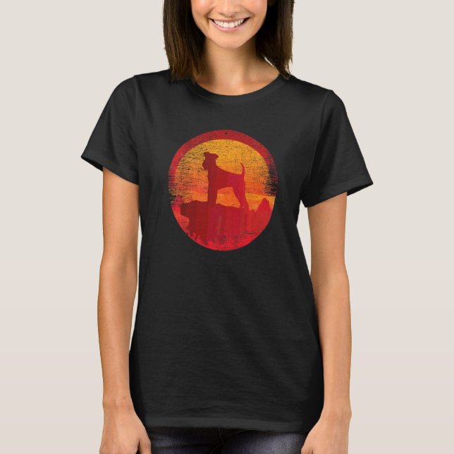 Camiseta Raza de perro Airedale King Of Terriers (Anverso)