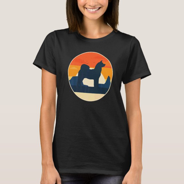 Camiseta Raza de perro Akita Inu japonesa (Anverso)