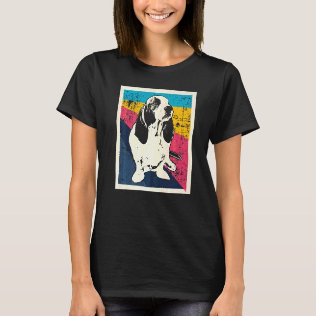 Camiseta Raza de perro Basset Hound (Anverso)