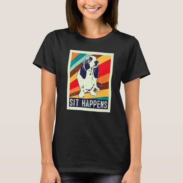 Camiseta Raza de perro Basset Hound  23 (Anverso)