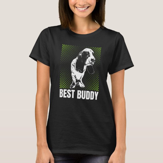 Camiseta Raza de perro Basset Hound  37 (Anverso)