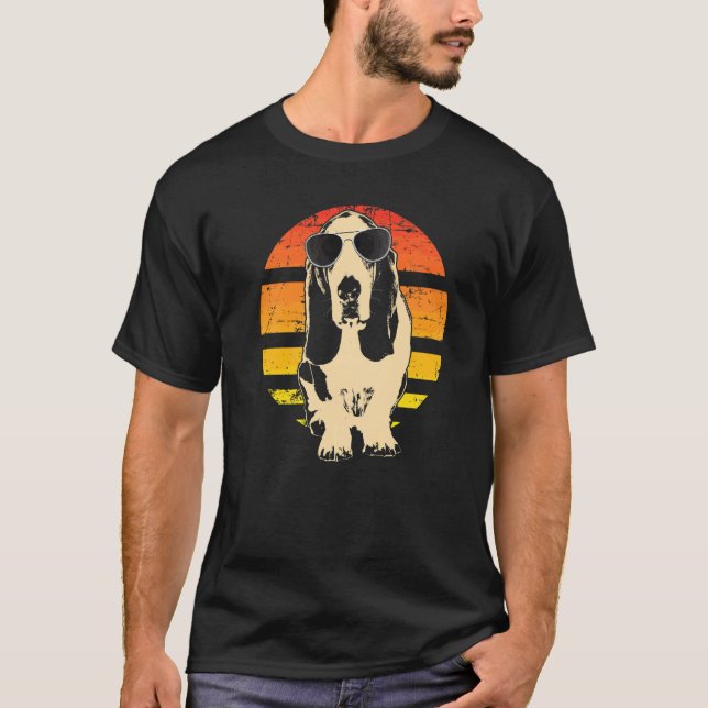 Camiseta Raza de perro Basset Hound  4 (Anverso)
