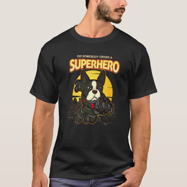 Camiseta Raza de perro Boston Terrier  172 (Anverso)
