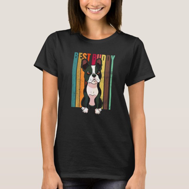 Camiseta Raza de perro Boston Terrier  86 (Anverso)