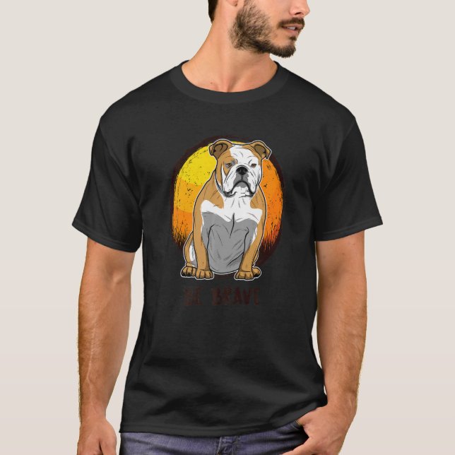 Camiseta Raza de perro Bulldog inglesa 97 (Anverso)