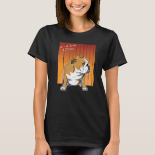 Camiseta Raza de perro Bulldog inglesa británica 83