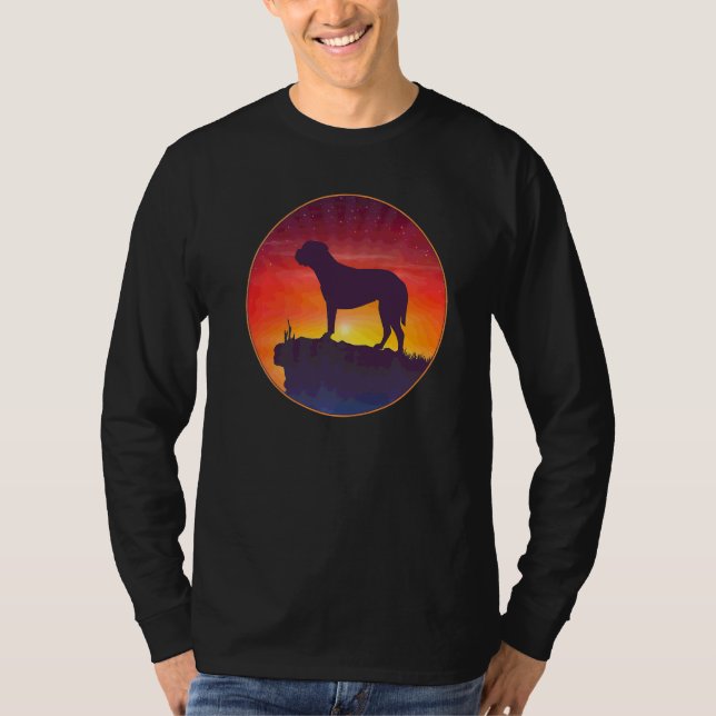 Camiseta Raza de perro Bullmastiff inglés  1 (Anverso)