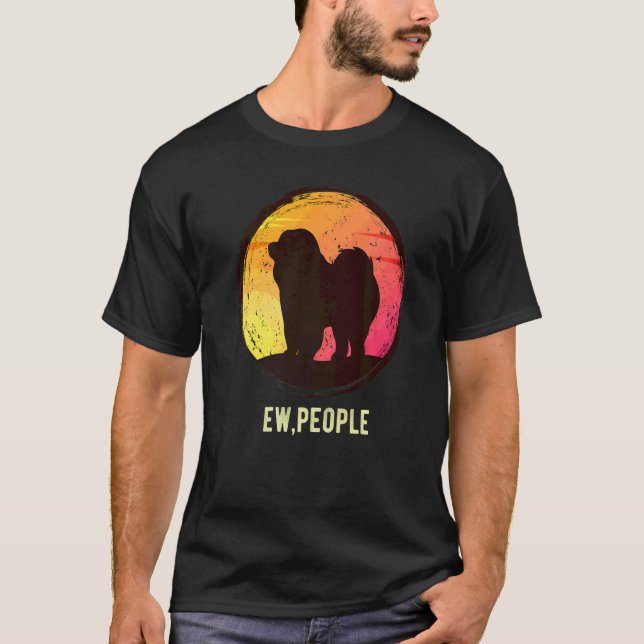 Camiseta Raza de perro Chow Chow  8 (Anverso)