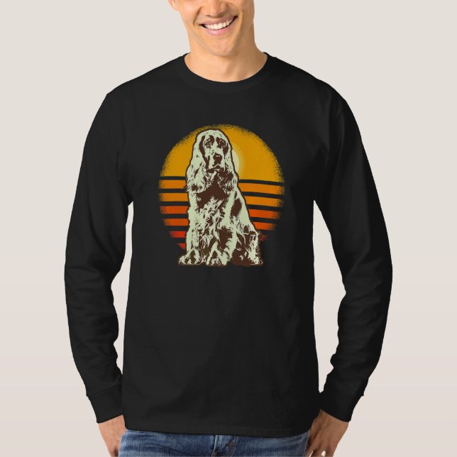 Camiseta Raza de perro Cocker Spaniel inglés (Anverso)
