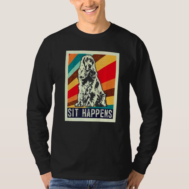 Camiseta Raza de perro Cocker Spaniel inglés (Anverso)