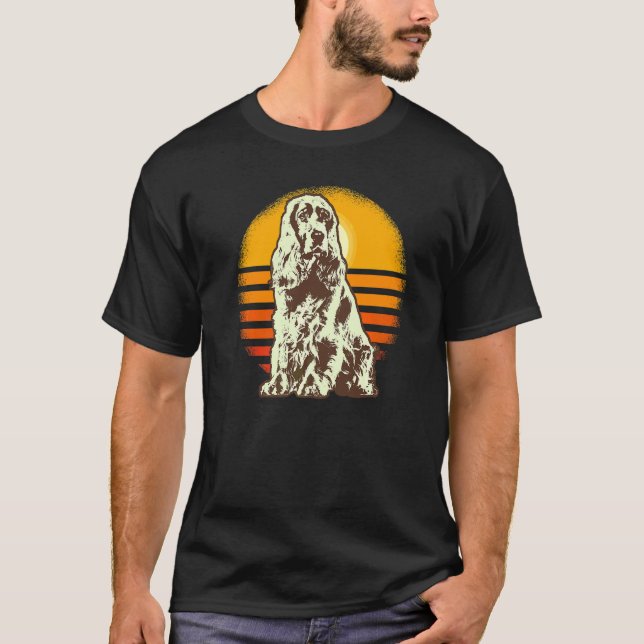 Camiseta Raza de perro Cocker Spaniel inglés (Anverso)